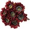 7pcs Artificial Sunflowers Silk Flowers Vintage Burgundy Sunflower Bouquet Fake Floral Stems Fall Wedding Party Home Centerpiece Decoration 17.8 Inch Bulk